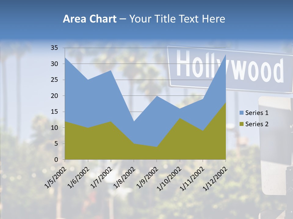 Light Traffic Stars PowerPoint Template