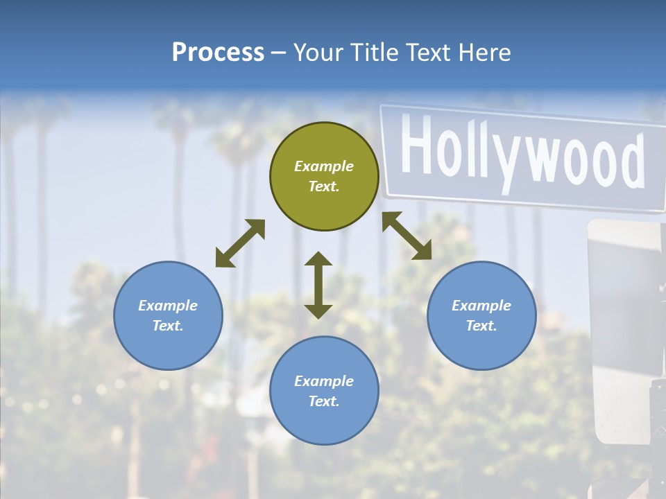 Light Traffic Stars PowerPoint Template