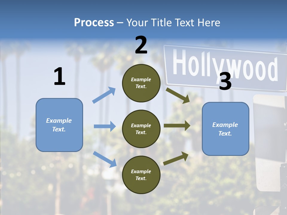 Light Traffic Stars PowerPoint Template