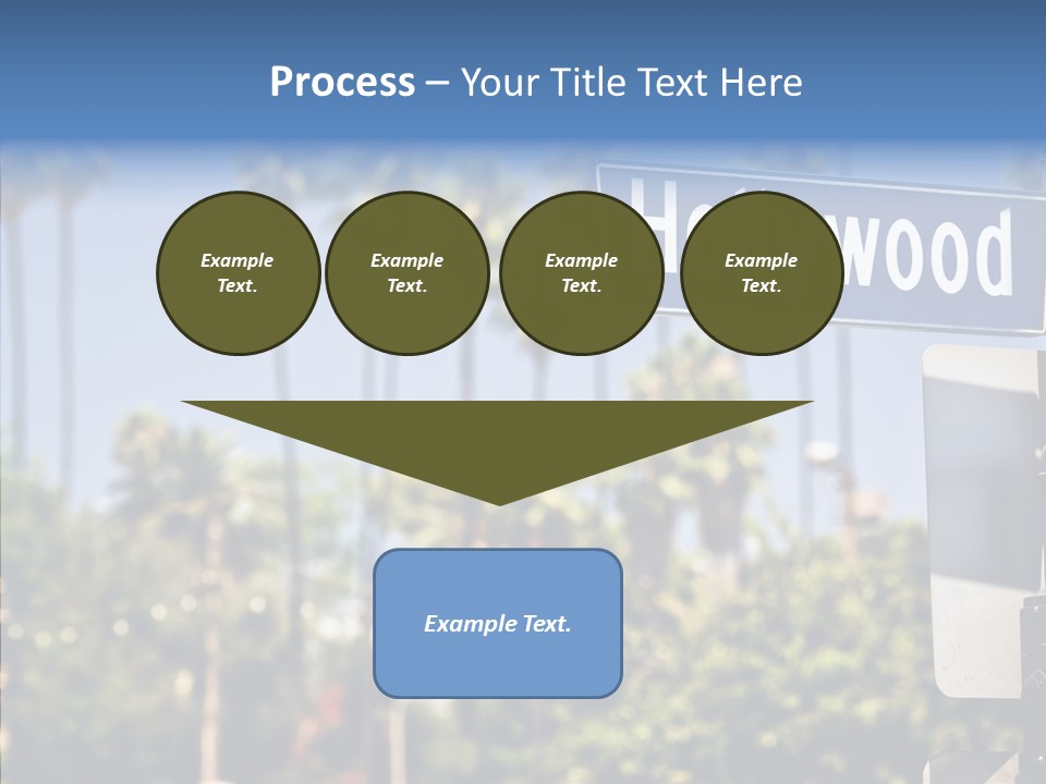 Light Traffic Stars PowerPoint Template