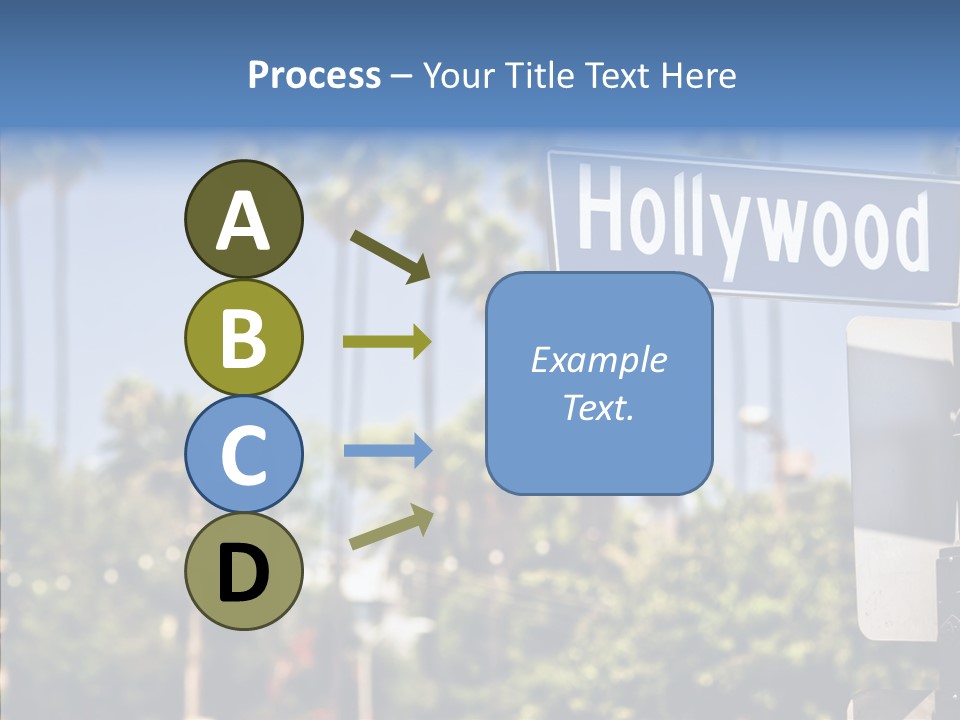 Light Traffic Stars PowerPoint Template