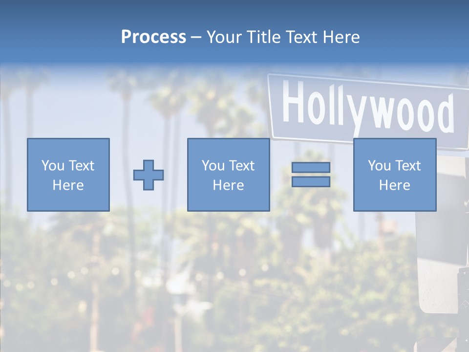 Light Traffic Stars PowerPoint Template