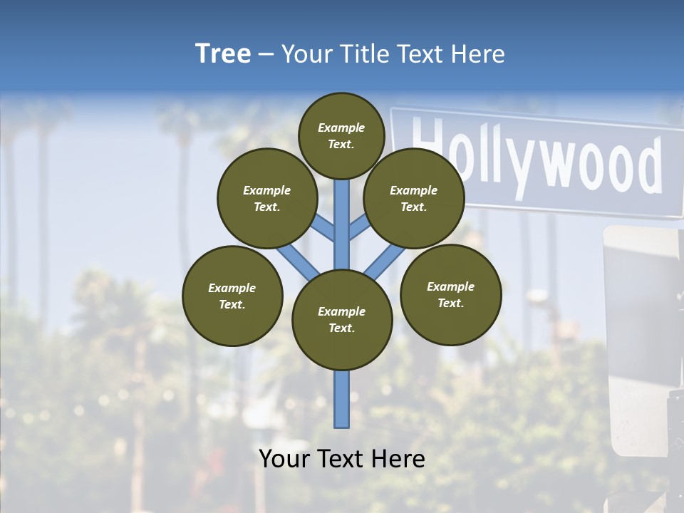 Light Traffic Stars PowerPoint Template