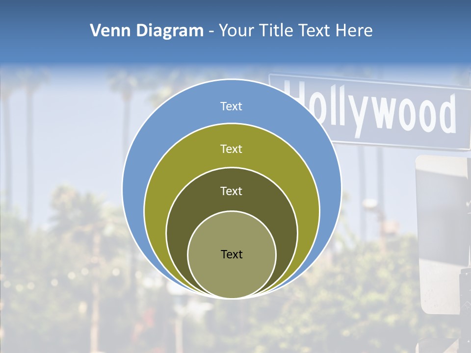 Light Traffic Stars PowerPoint Template