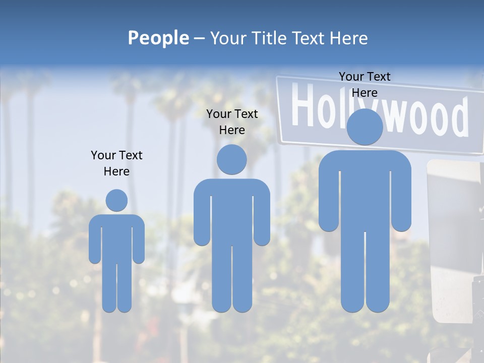 Light Traffic Stars PowerPoint Template