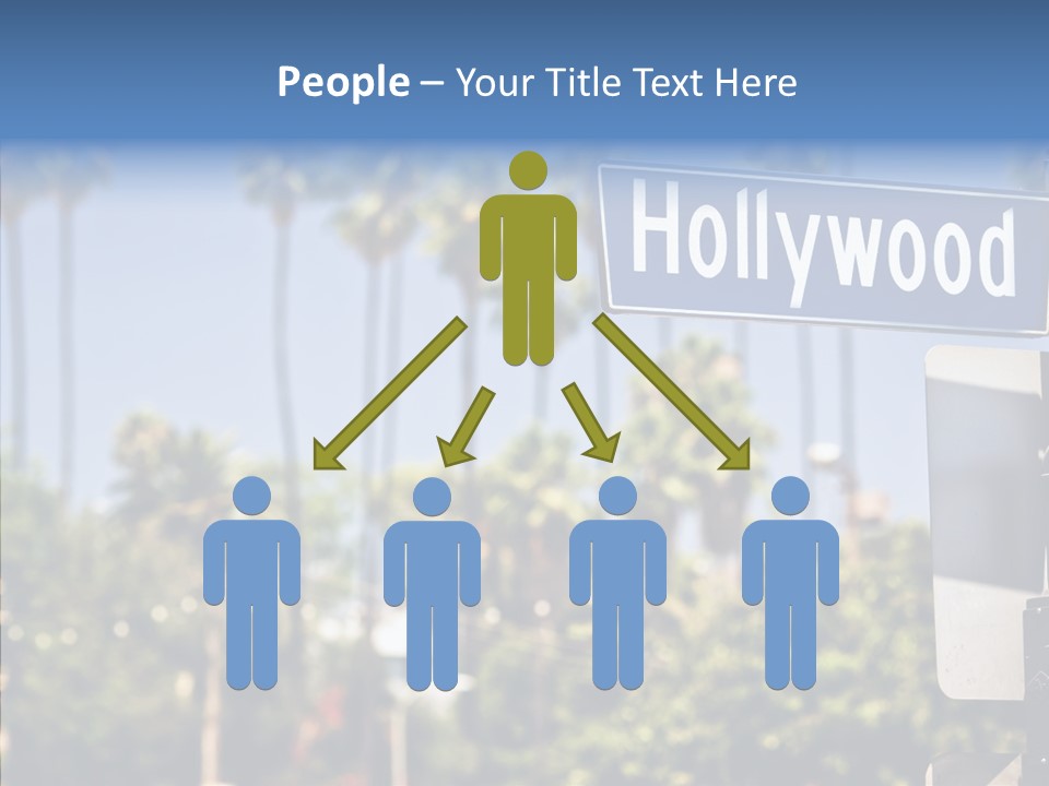 Light Traffic Stars PowerPoint Template