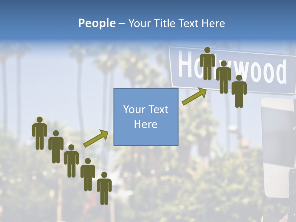 Light Traffic Stars PowerPoint Template