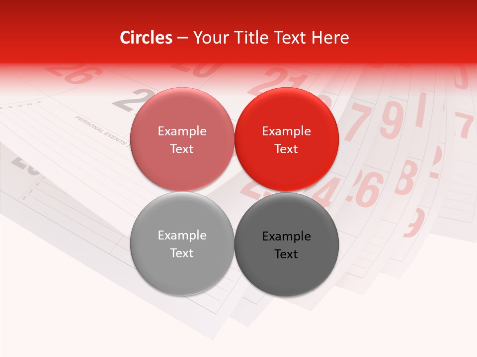 Organise Numerals Plan PowerPoint Template