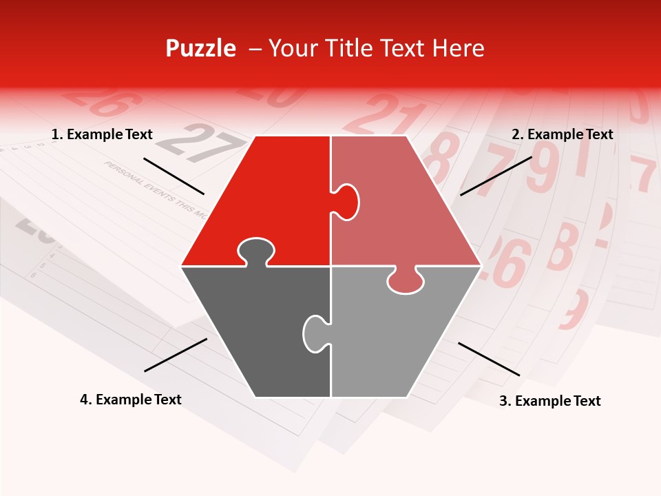 Organise Numerals Plan PowerPoint Template