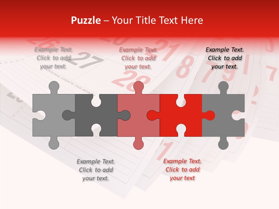 Organise Numerals Plan PowerPoint Template