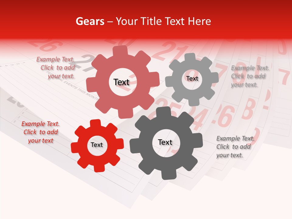 Organise Numerals Plan PowerPoint Template