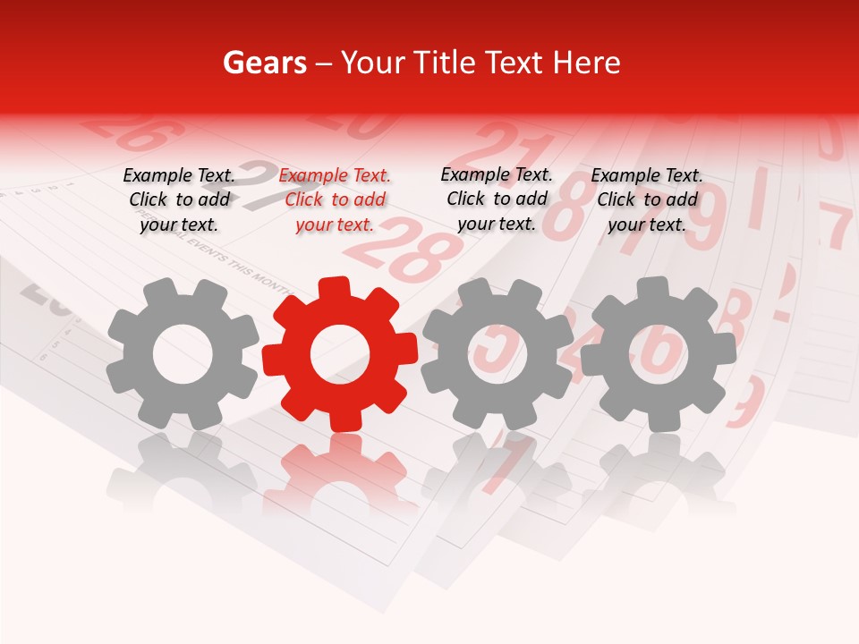 Organise Numerals Plan PowerPoint Template