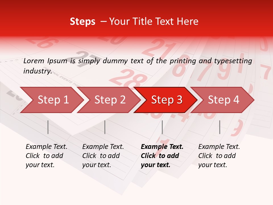 Organise Numerals Plan PowerPoint Template