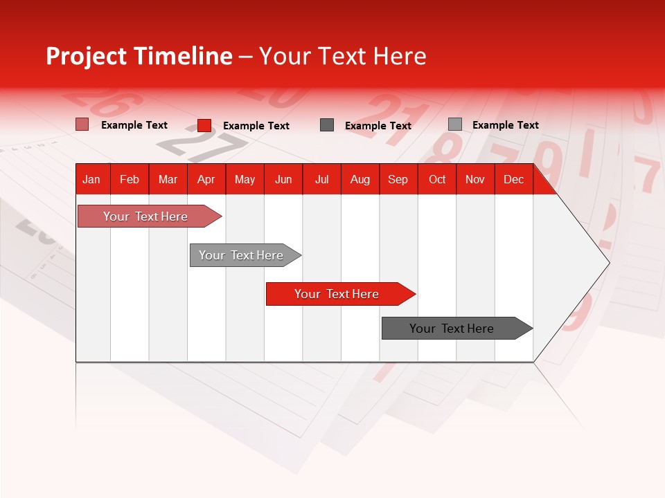 Organise Numerals Plan PowerPoint Template