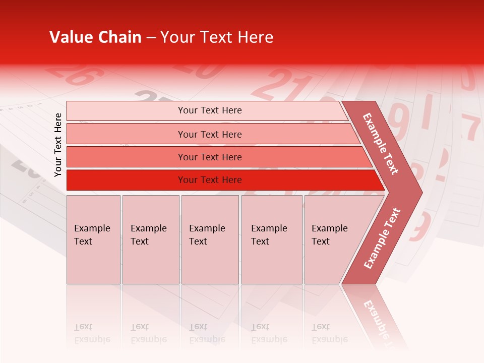 Organise Numerals Plan PowerPoint Template