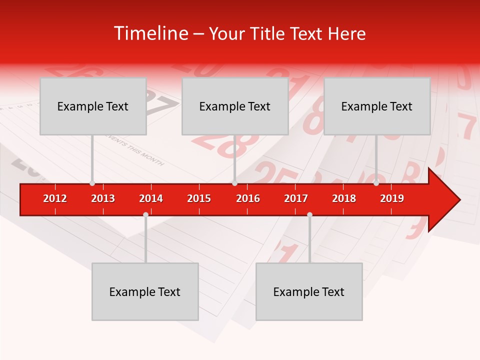 Organise Numerals Plan PowerPoint Template