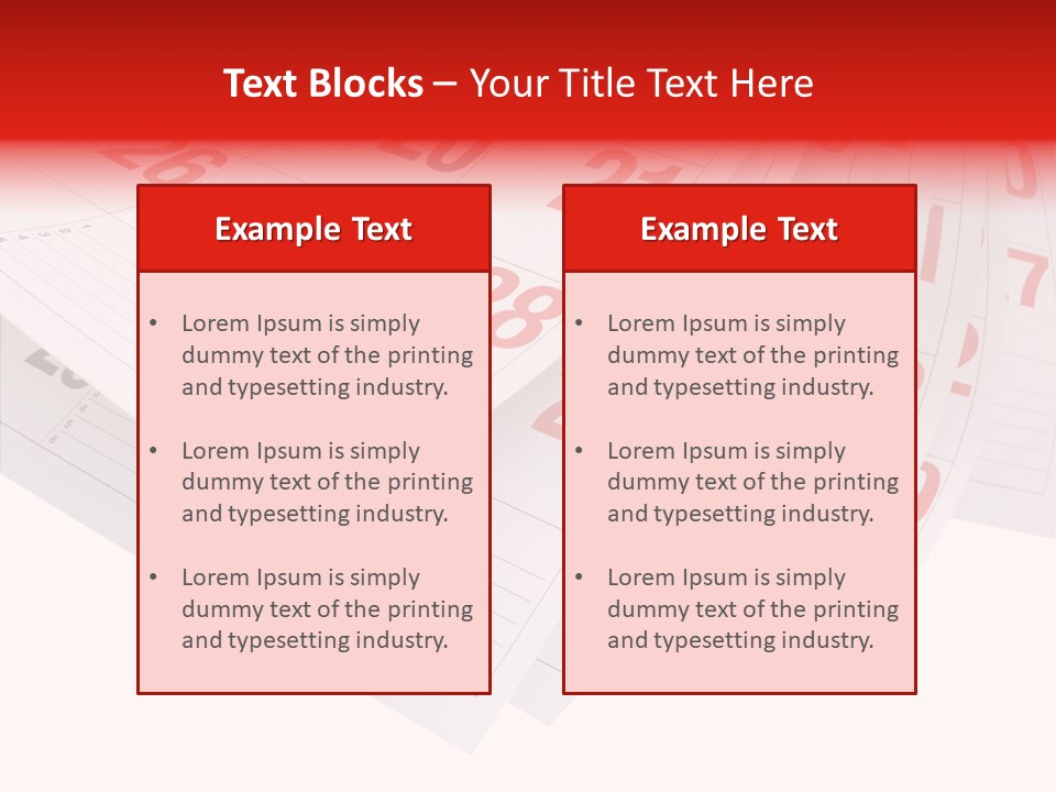Organise Numerals Plan PowerPoint Template