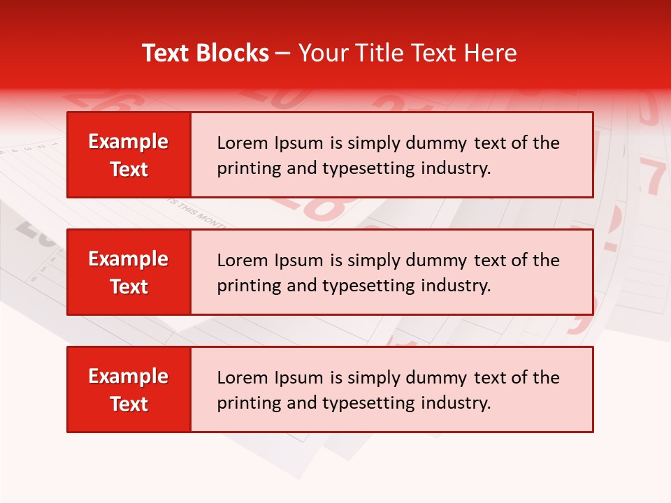 Organise Numerals Plan PowerPoint Template