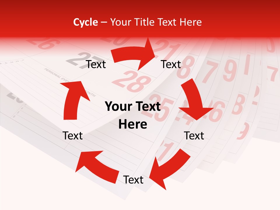 Organise Numerals Plan PowerPoint Template