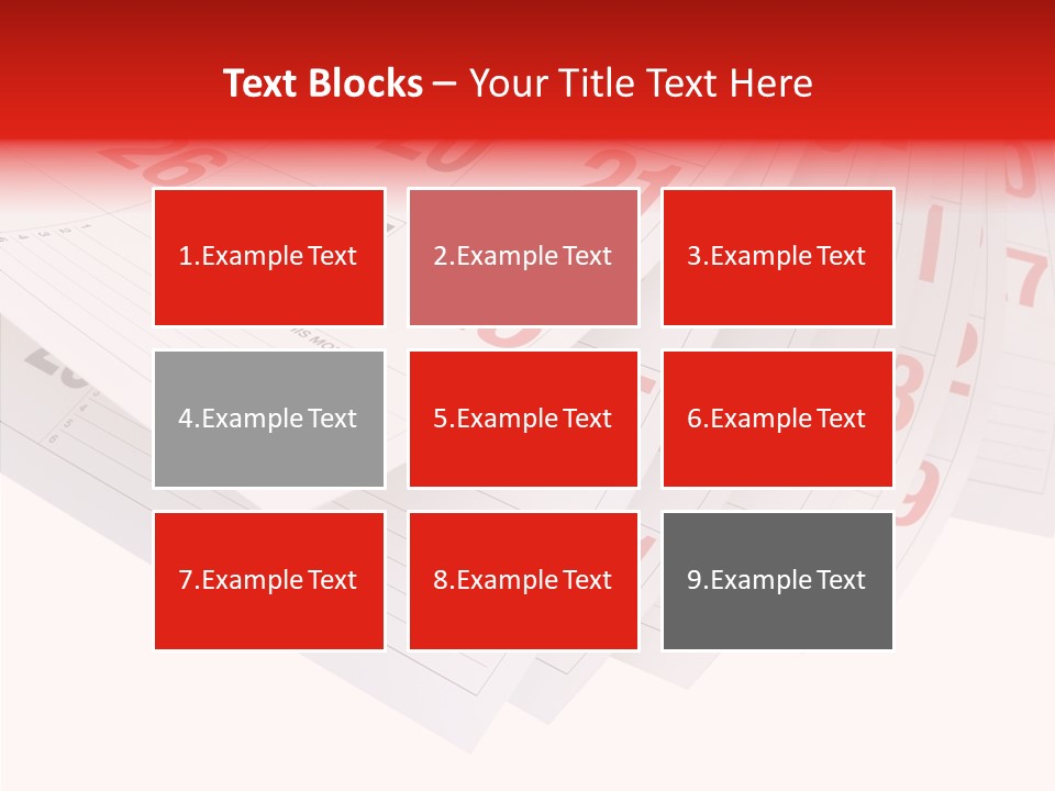 Organise Numerals Plan PowerPoint Template