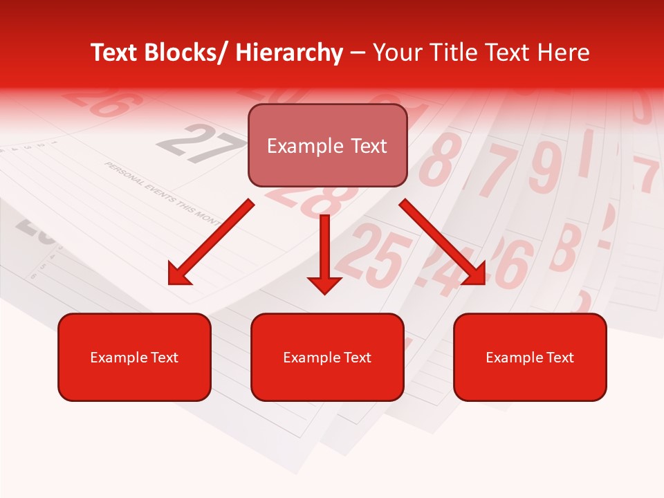 Organise Numerals Plan PowerPoint Template