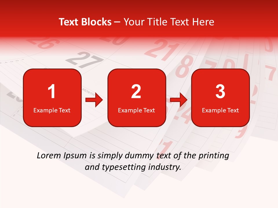 Organise Numerals Plan PowerPoint Template