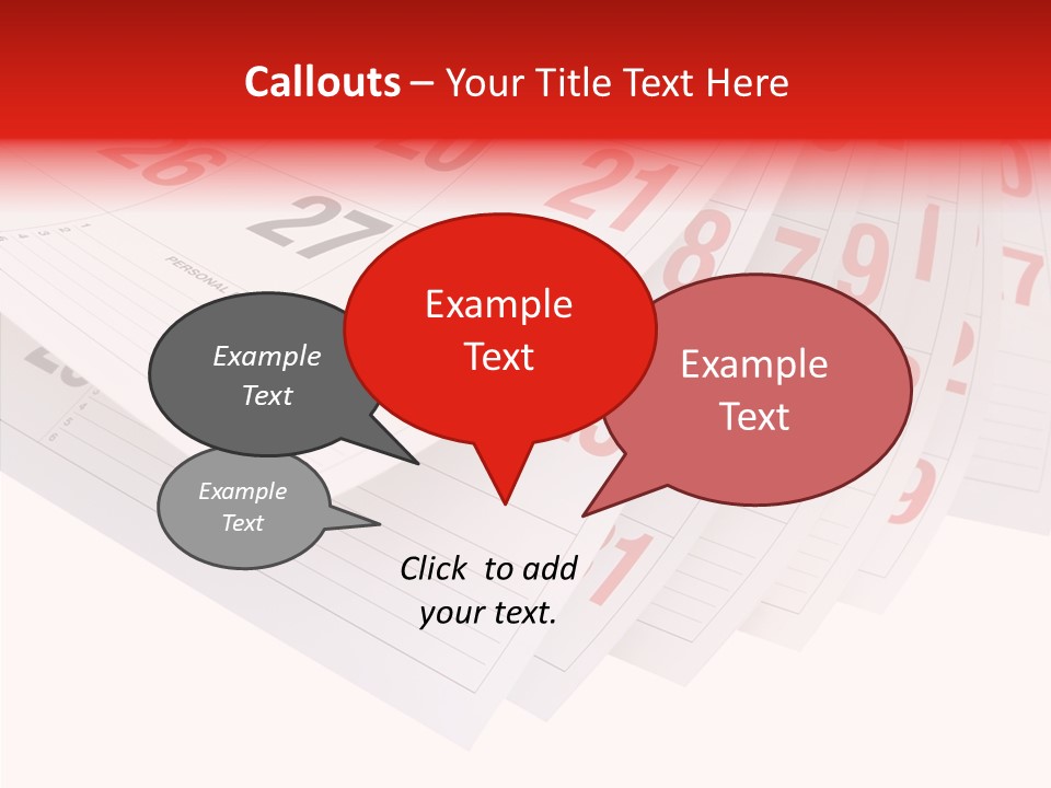 Organise Numerals Plan PowerPoint Template