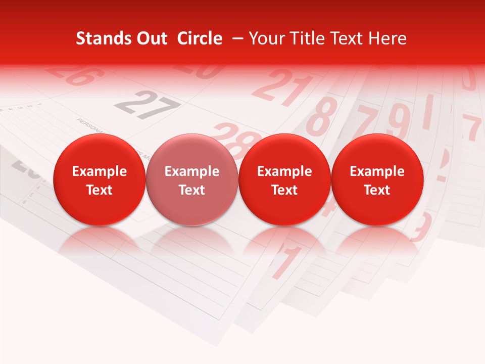 Organise Numerals Plan PowerPoint Template