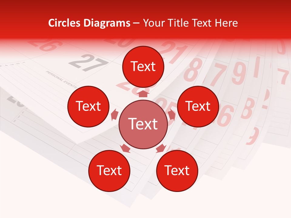 Organise Numerals Plan PowerPoint Template