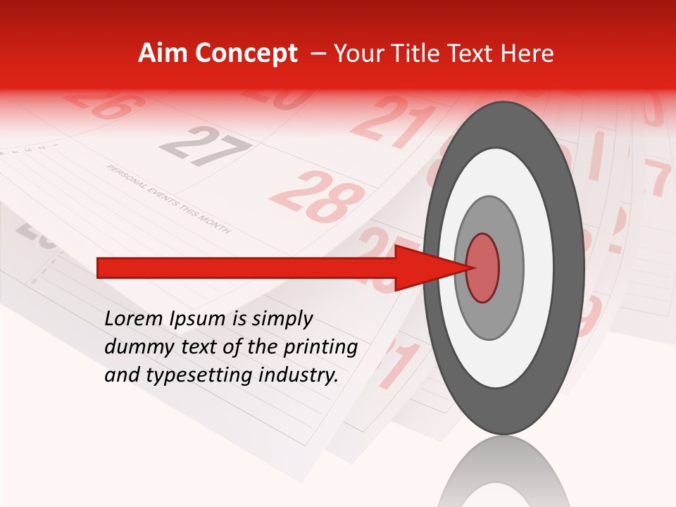 Organise Numerals Plan PowerPoint Template