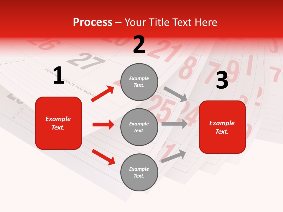 Organise Numerals Plan PowerPoint Template
