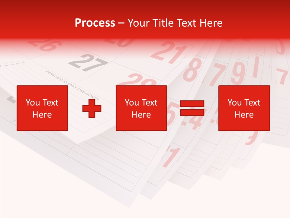Organise Numerals Plan PowerPoint Template