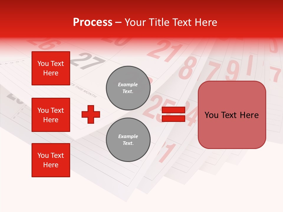 Organise Numerals Plan PowerPoint Template