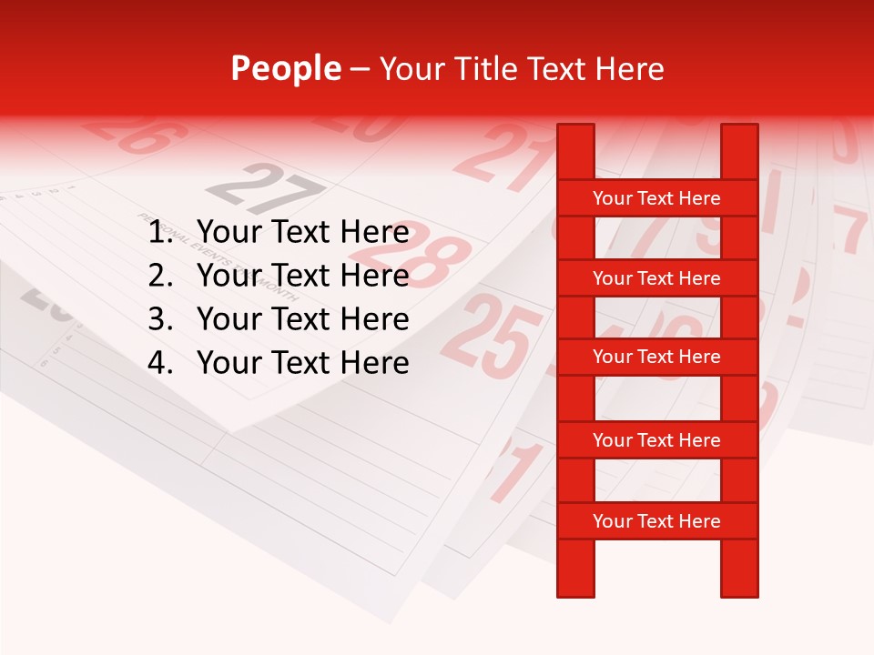 Organise Numerals Plan PowerPoint Template
