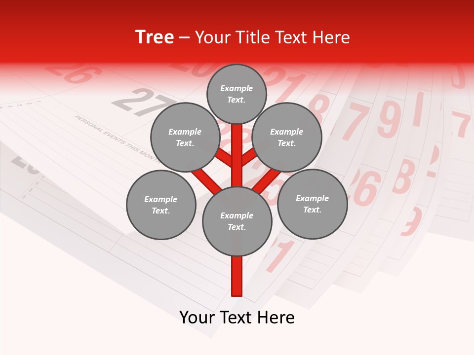 Organise Numerals Plan PowerPoint Template