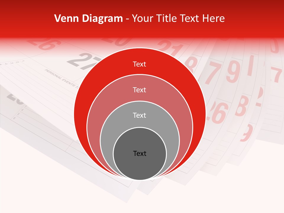 Organise Numerals Plan PowerPoint Template