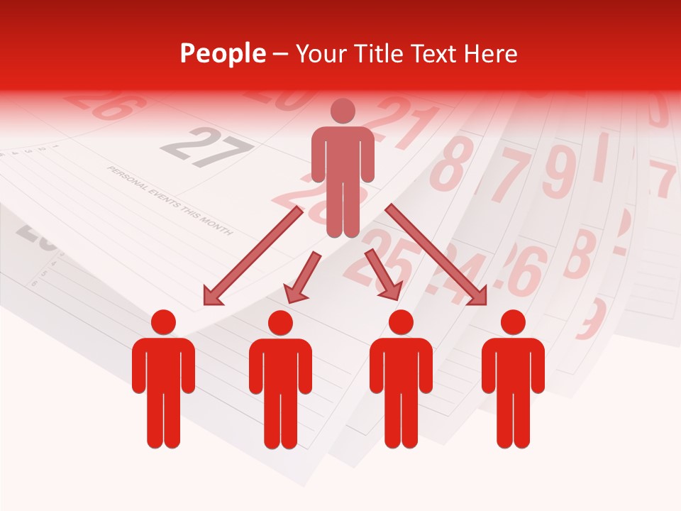 Organise Numerals Plan PowerPoint Template