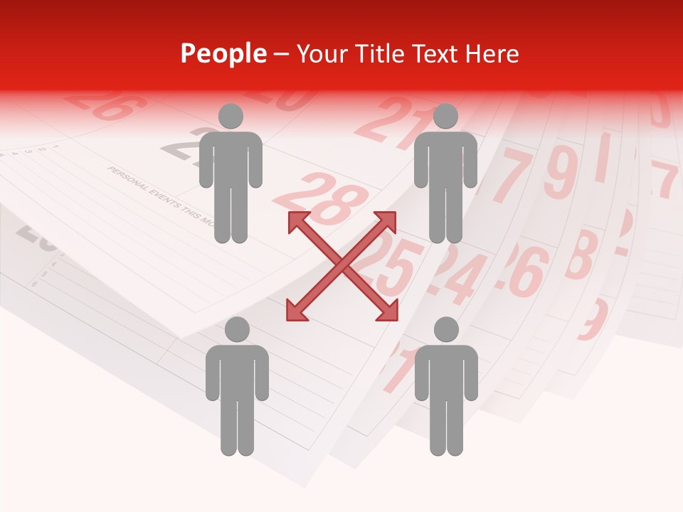 Organise Numerals Plan PowerPoint Template