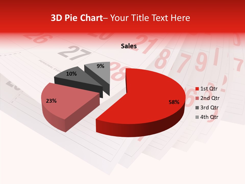Organise Numerals Plan PowerPoint Template