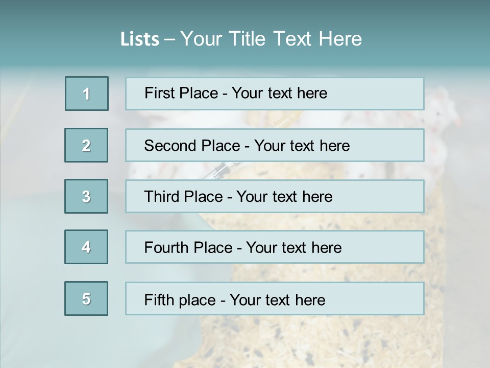 A Person In A Blue Glove Is Holding A Syil PowerPoint Template