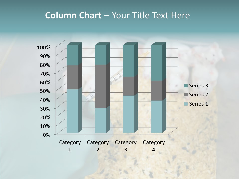 A Person In A Blue Glove Is Holding A Syil PowerPoint Template