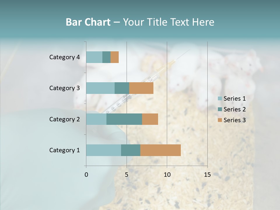 A Person In A Blue Glove Is Holding A Syil PowerPoint Template