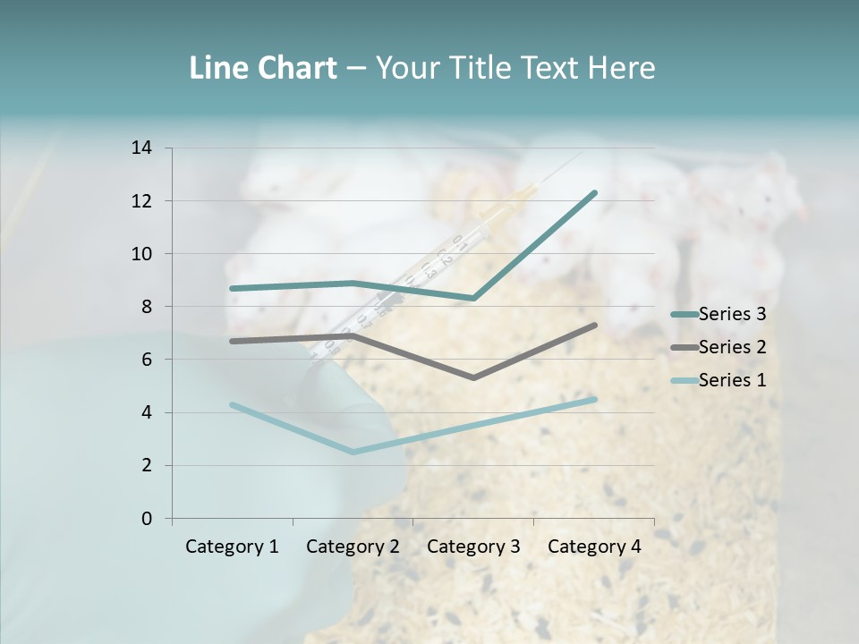 A Person In A Blue Glove Is Holding A Syil PowerPoint Template