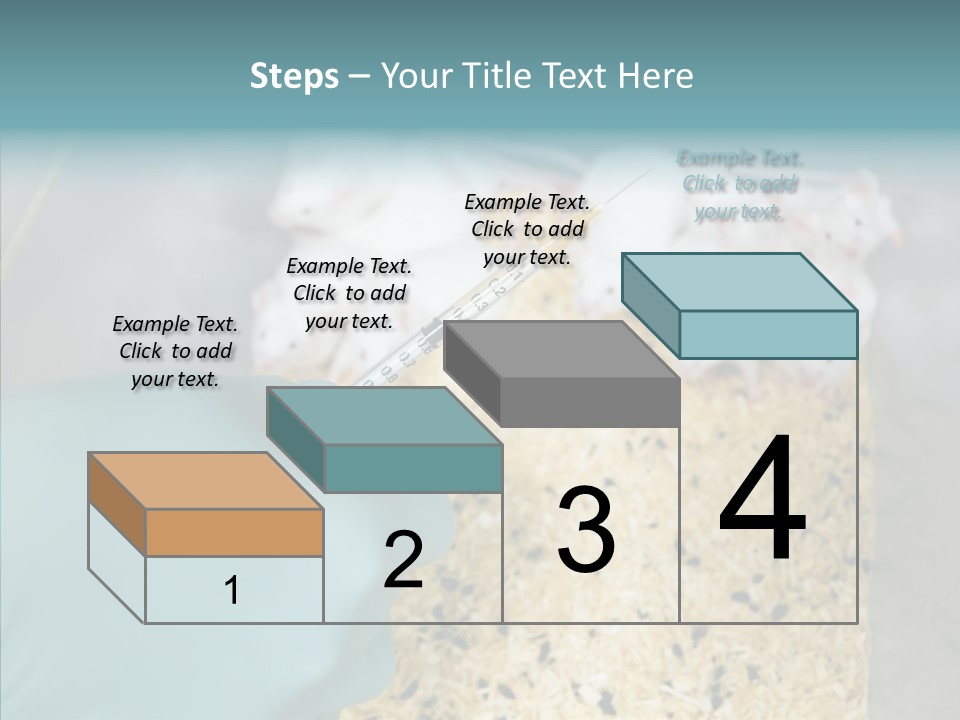 A Person In A Blue Glove Is Holding A Syil PowerPoint Template