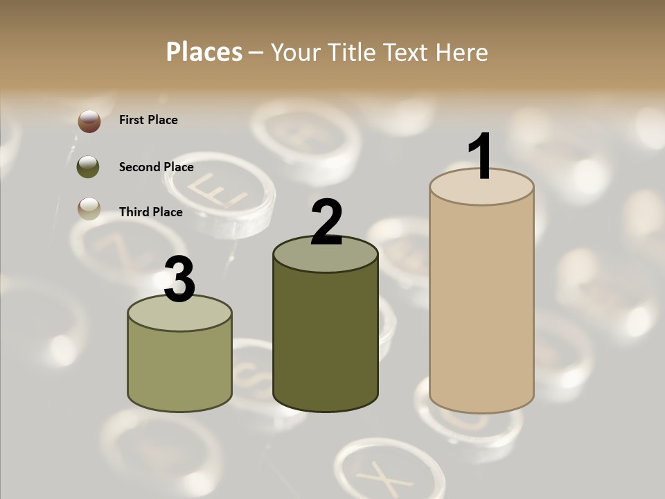 Typing Obsolete Ancient PowerPoint Template