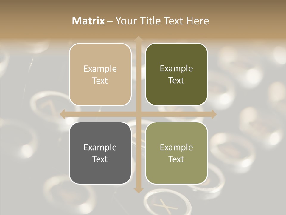 Typing Obsolete Ancient PowerPoint Template