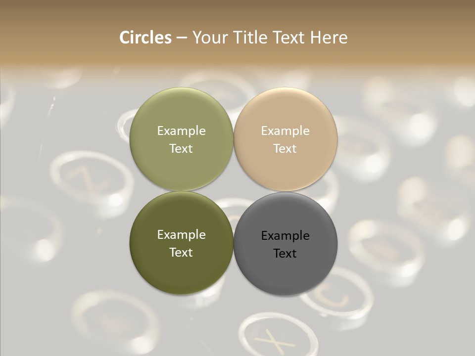 Typing Obsolete Ancient PowerPoint Template