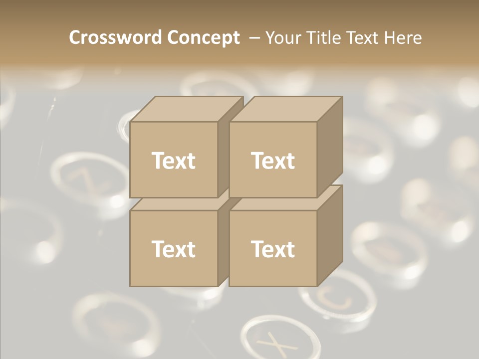 Typing Obsolete Ancient PowerPoint Template