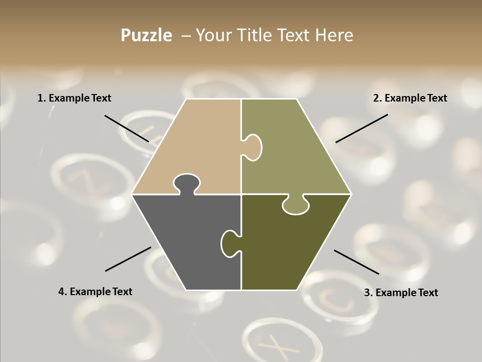 Typing Obsolete Ancient PowerPoint Template