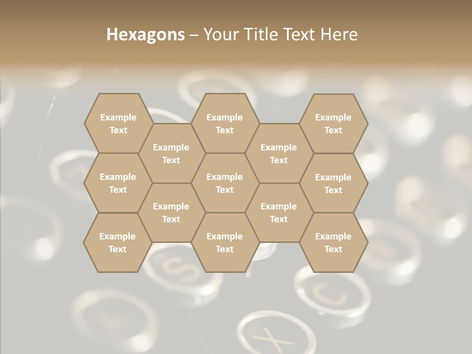 Typing Obsolete Ancient PowerPoint Template